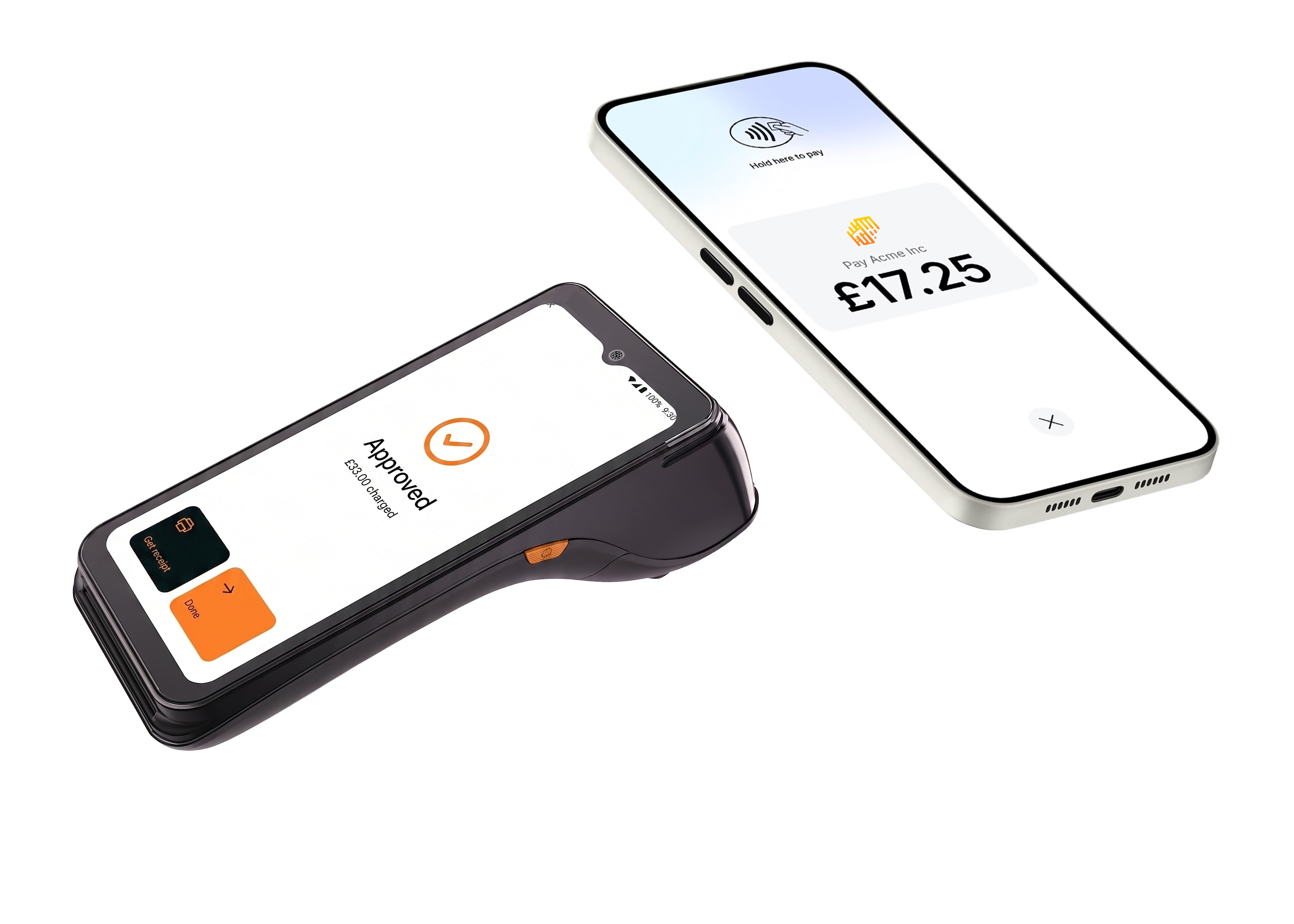 Card machine payment terminal for fast and secure contactless payments