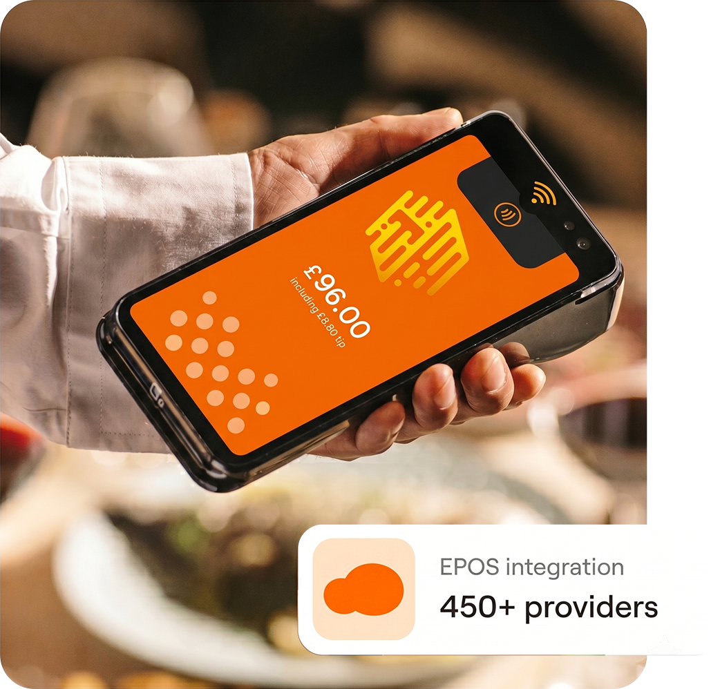 Integrated EPOS and payment system for businesses
