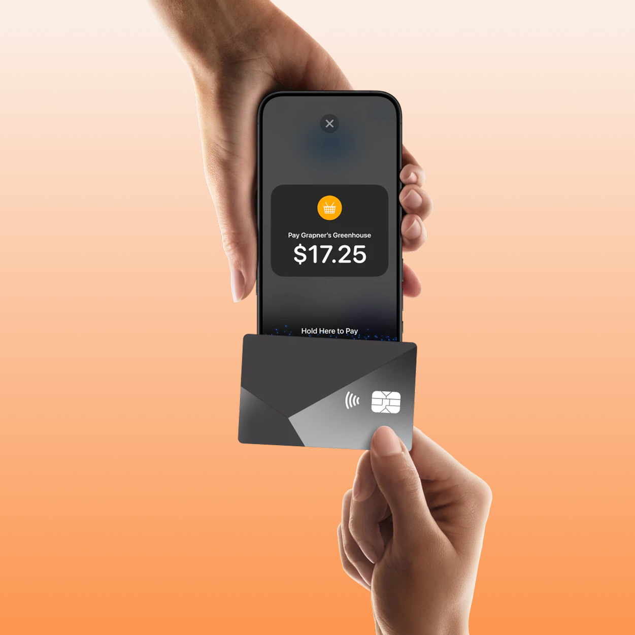 Tap to Pay contactless payment using smartphone as a payment terminal