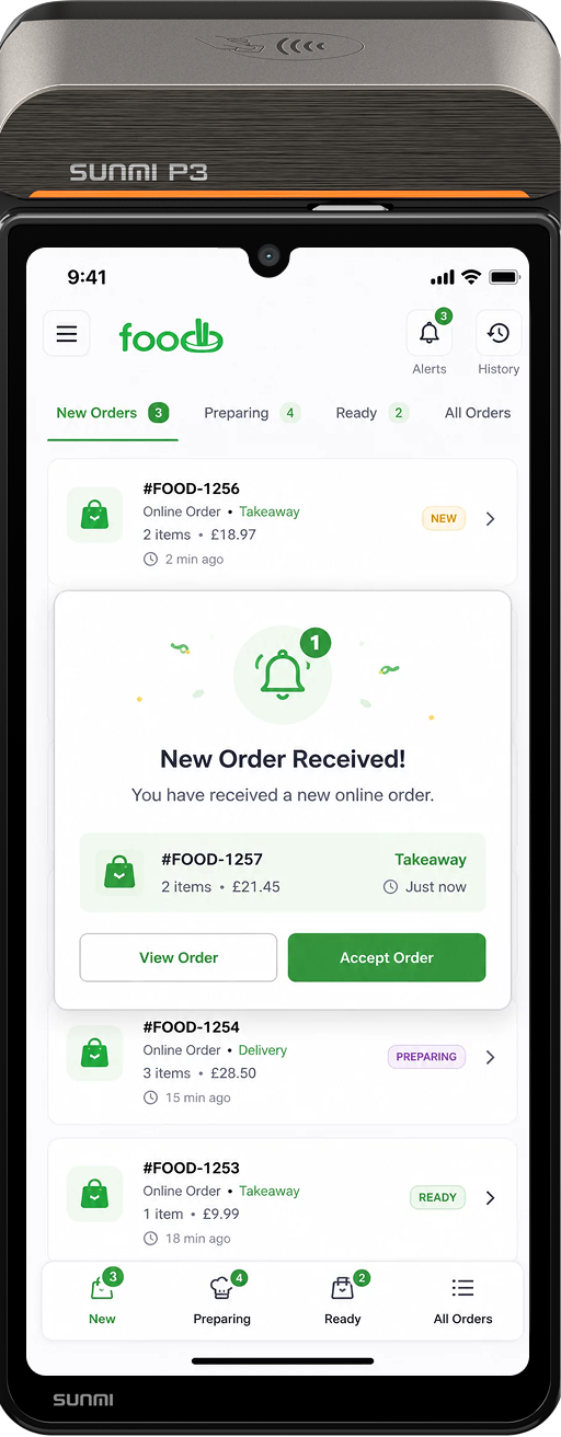 FoodB handheld device