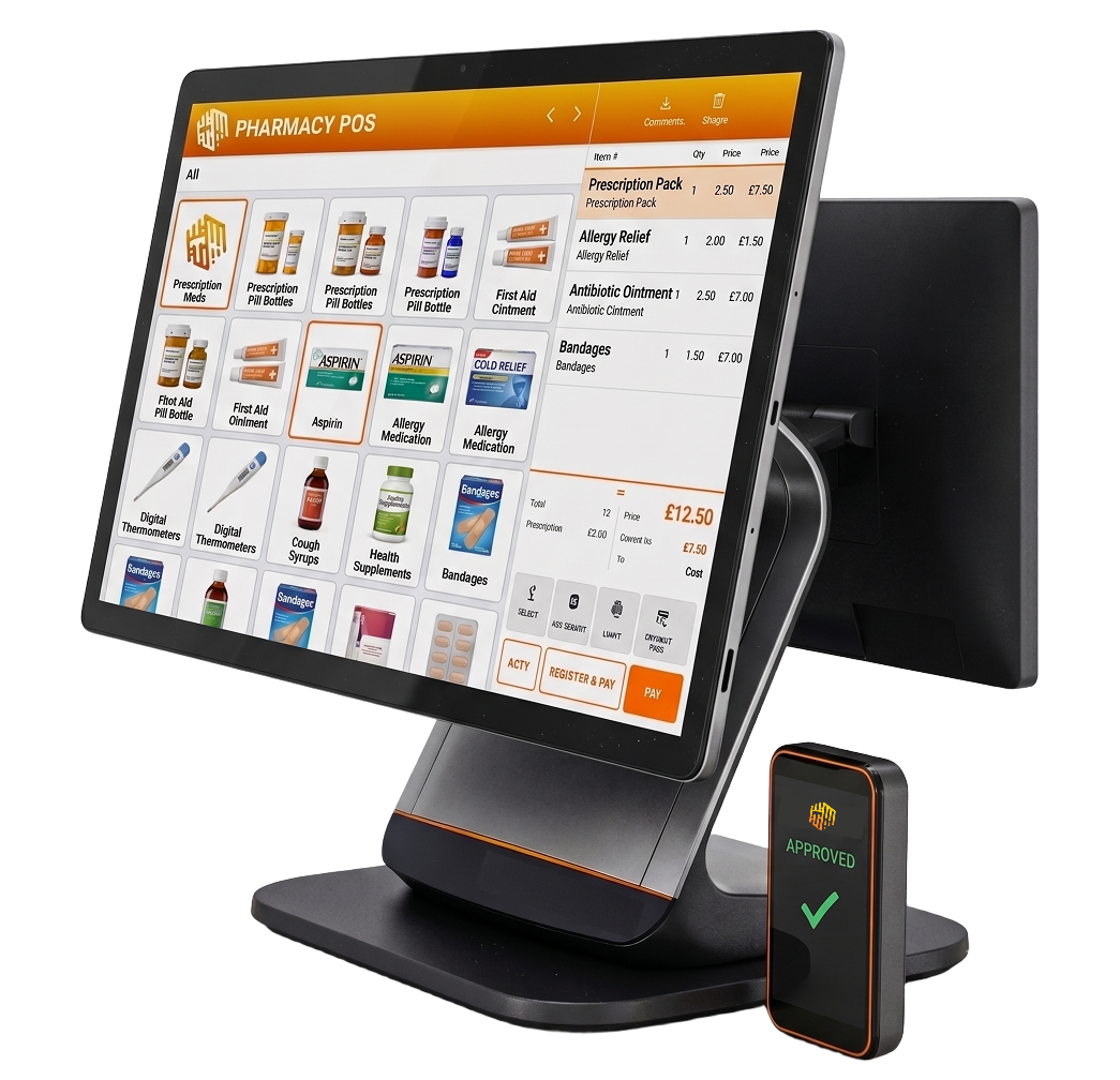 Pharmacy EPOS system for prescriptions and inventory management