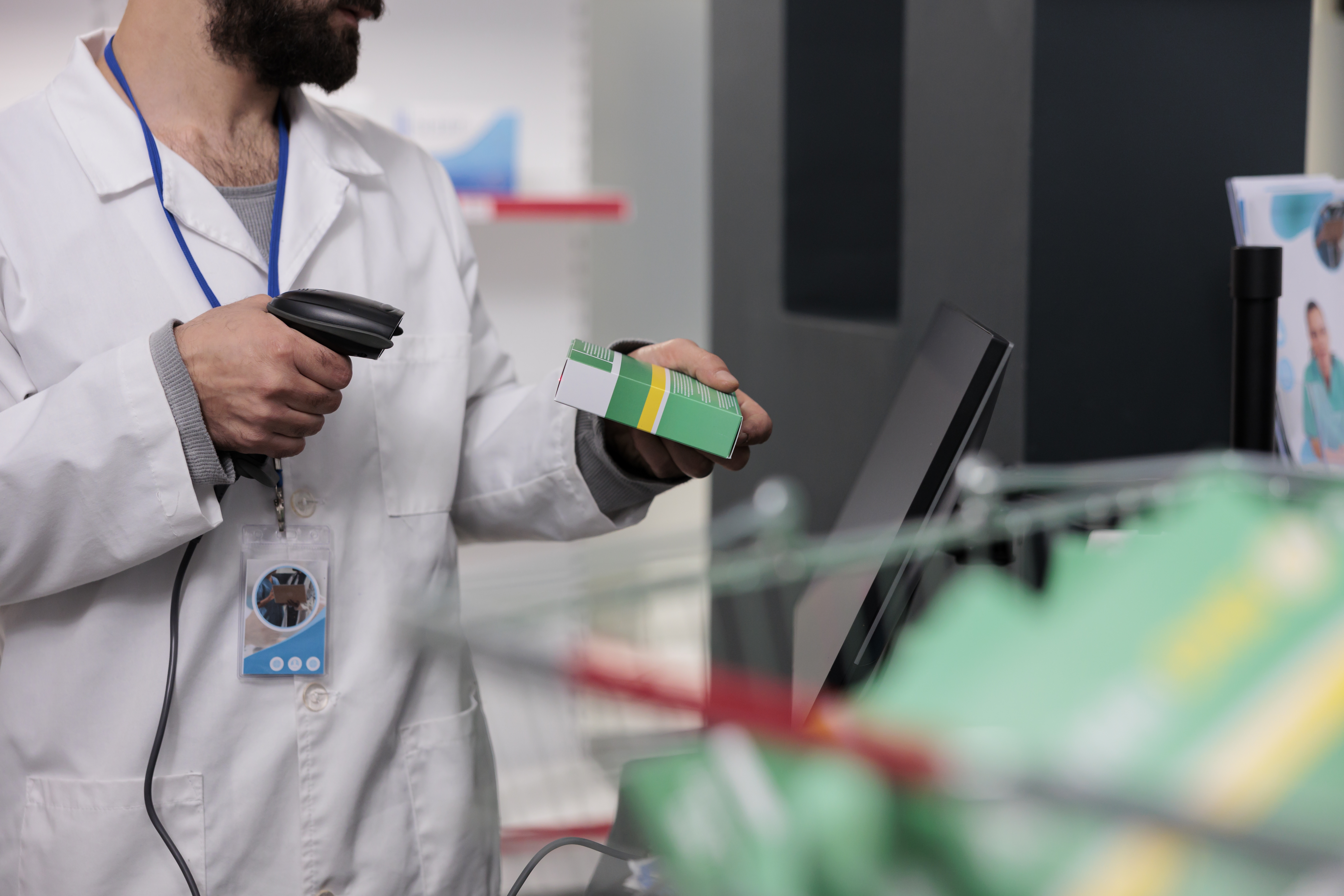 Pharmacy checkout with integrated payments