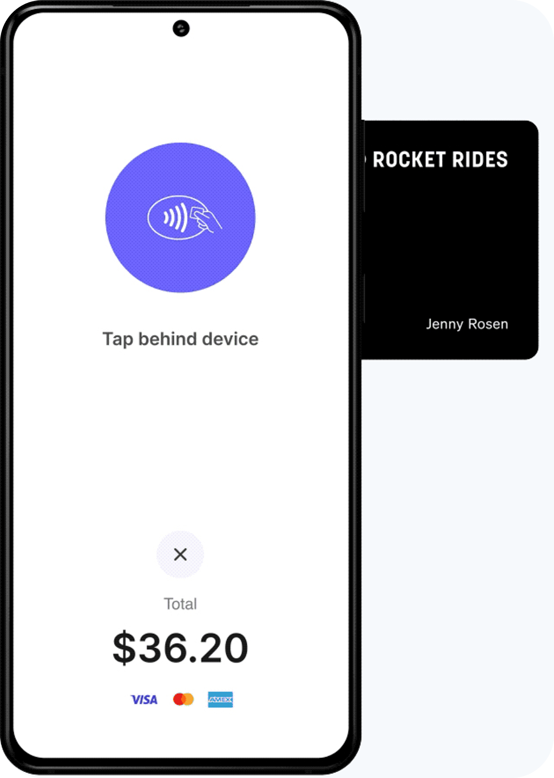 Cashless donation solution for charities and events