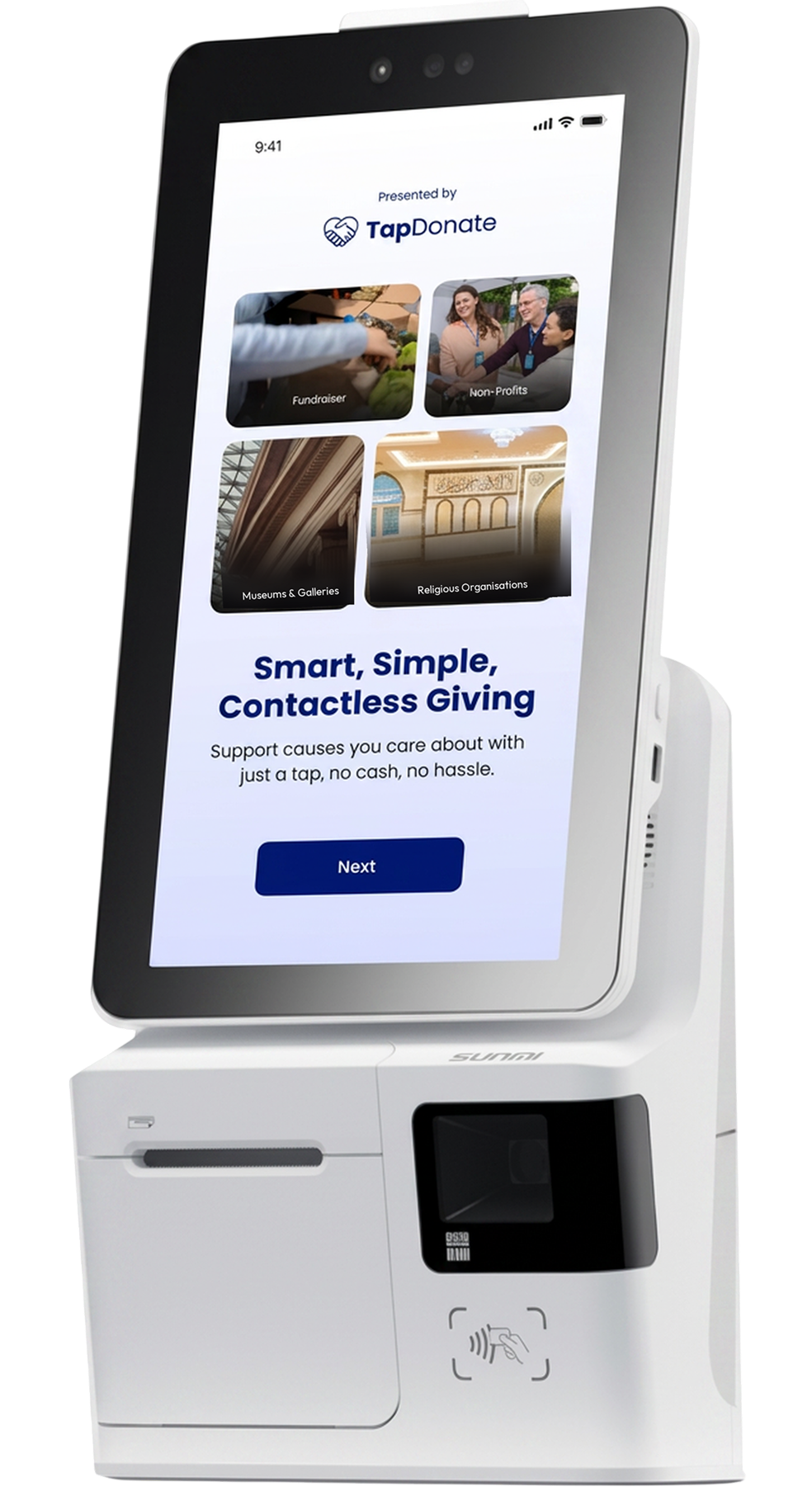 Edge Counter Unit donation terminal